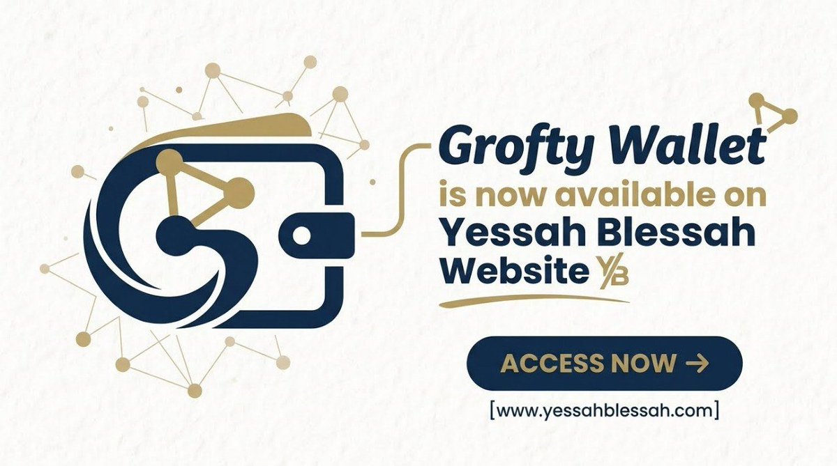 BJoveee's tweet photo. Grofty Wallet Invite Code is Now Live on the Yessah Blessah Website!

How it works: 
• Visit the Yessah Blessah website. 
• Complete the required tasks.
• submit email first in the Grofty Wallet extension 
• Submit your email address. 
• Once approved, you'll receive your
  Grofty Wallet invitation code.

🔗 Access now: 
https://t.co/Ln8Qlwjxho

Website: https://t.co/eK0c0lS4SY
Follow: @grofty_labs

Thank you for being part of our community. More exciting opportunities and collaborations are coming soon. Stay tuned!