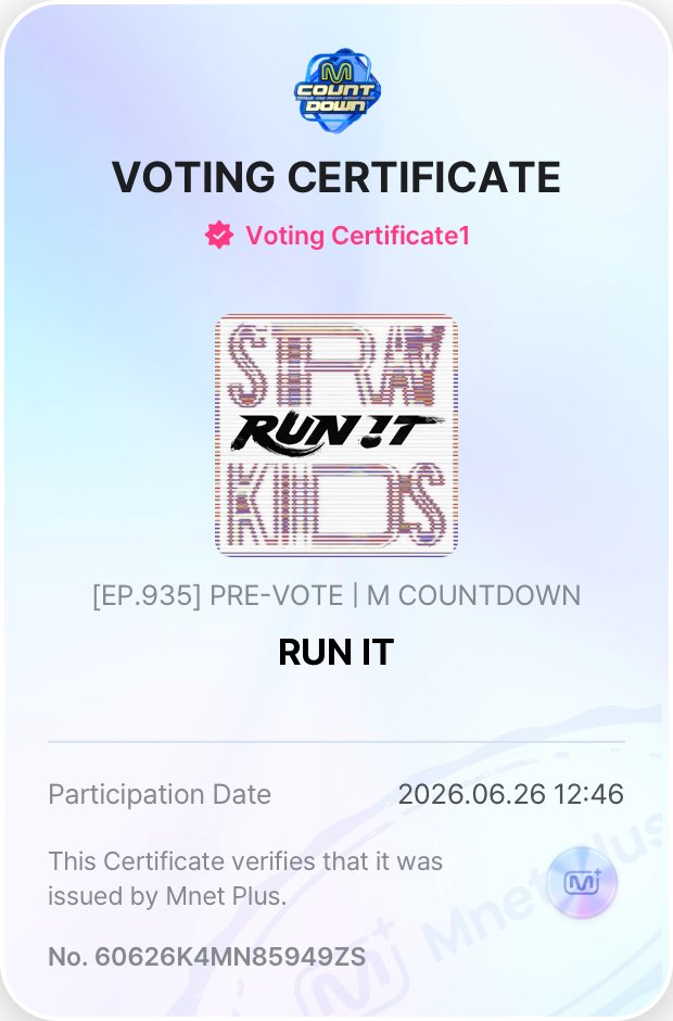 hyunkitte's tweet photo. 🚨STAYs começou a pré-votação do mcountdown para Run IT na MNET, a votação termina terça-feira 23:59 KST

5 votos por dispositivo por dia.
assistam Transmissão do M/V &amp; Música para pontos digitais &amp; SNS! 
link: https://t.co/ohgRWBPmje
guia de como votar: https://t.co/feoDH38G6U https://t.co/VHYGaSR4kU