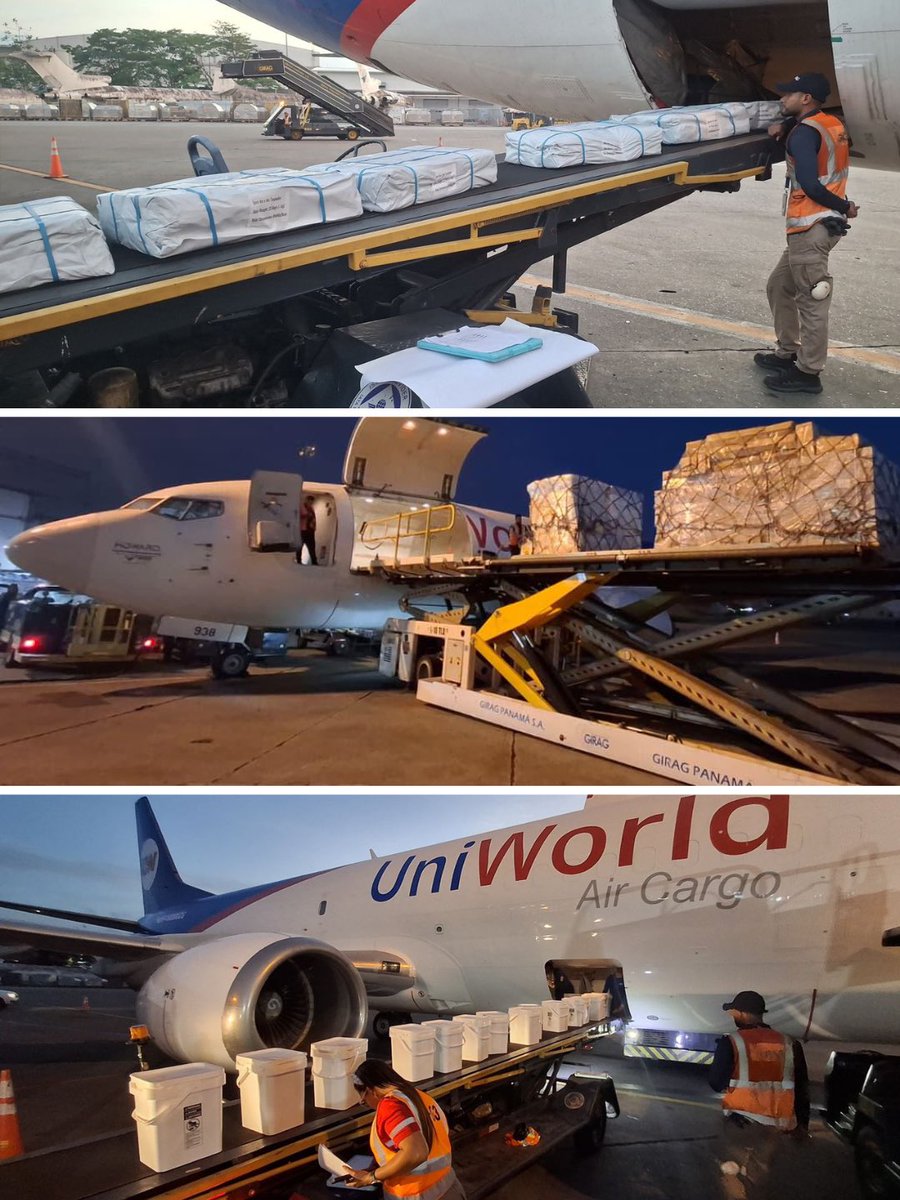 IFRC_es's tweet photo. 🛫📦 La IFRC envió esta madrugada 17 toneladas de ayuda humanitaria hacia Venezuela en apoyo a la @cruzrojave tras el terremoto.

Los insumos, preposicionados en nuestro Hub Logístico en Panamá, incluyen kits de higiene, cocina, descanso y frazadas para las personas afectadas. https://t.co/Ey9Rq9EW4A