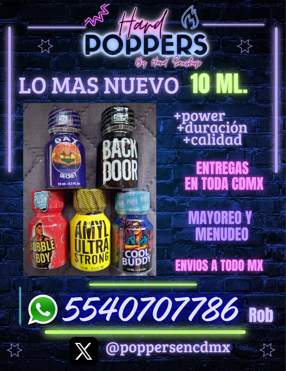 Poppersencdmx's tweet photo. #poppers #sexshop 

🏳️‍🌈LISTOS PARA EL #GAYPRIDECDMX

ENTREGAS EN #CDMX 🏳️‍🌈🏳️‍🌈🏳️‍🌈 

💲EL MEJOR PRECIO
 MAYOREO Y MENUDEO
⚠️GARANTIZADO⚠️

✈️ENVIO SEGURO A TODO MEXICO

PIDELOS EN ESTE ENLACE↙️
📲https://t.co/O3lEZlFZS3 Rob😜

@EncuentroGayMty 
https://t.co/c4ZN1swLmo https://t.co/Mk3I9n6FfX