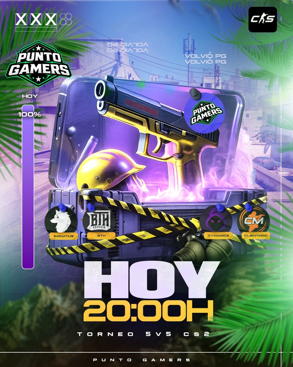 PuntoGamers_'s tweet photo. ¡HOY HOY HOY! 🤩

Se terminó la espera, ya están los equipos finalistas para esta noche. ¿Quién será el ganador? 👀🍀

Los esperamos con los relatos de @FabriPanozzo @luvaist @_yonivoy @JZarraGG 🎙

⏰ 20:00H
📺 https://t.co/IwMKrnVX9I https://t.co/VZzB722eDT