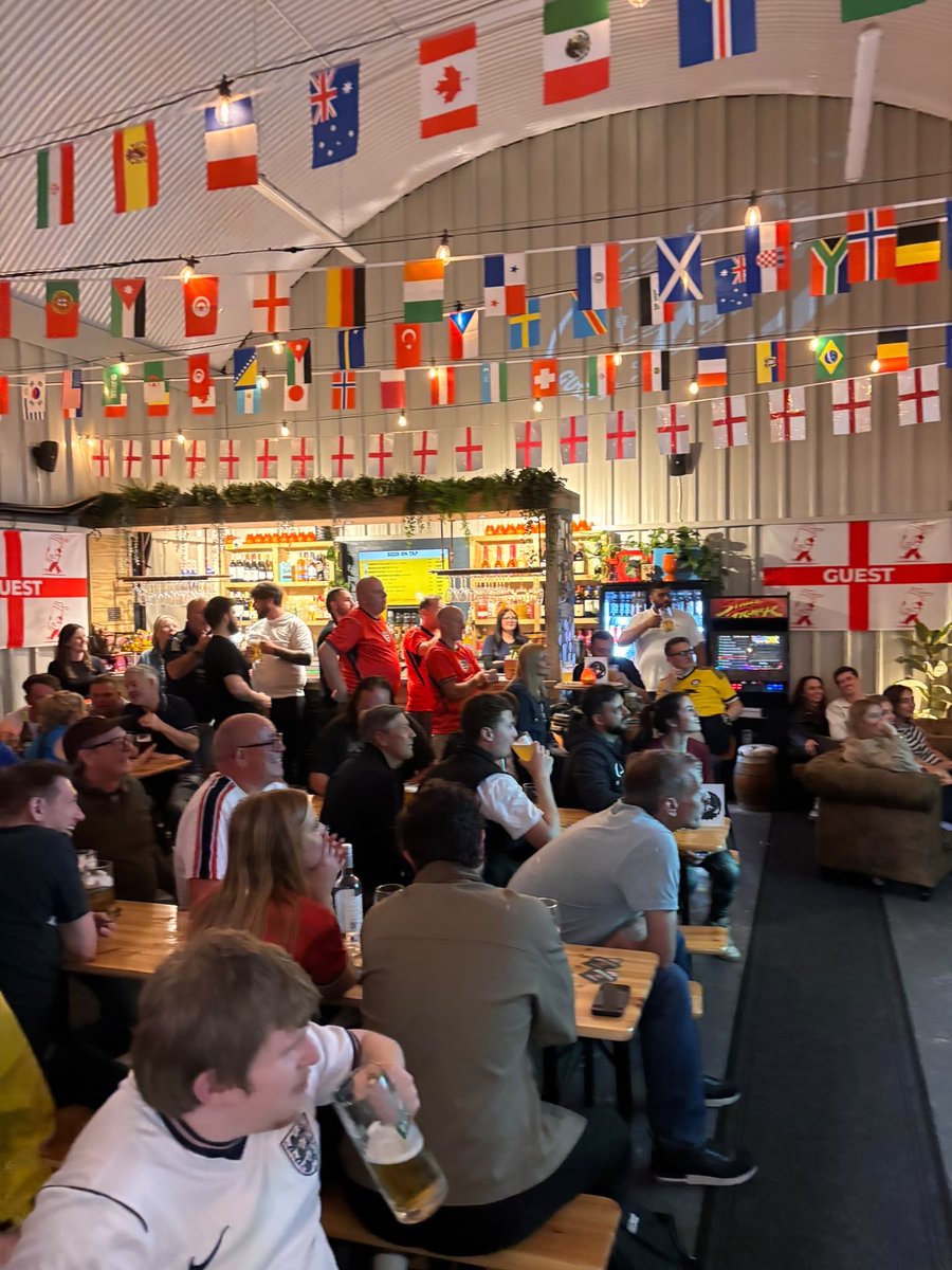 gueststaly's tweet photo. England v Panama tomorrow evening at Guest 

Get in early and bag your seat https://t.co/SF7wMFyySV