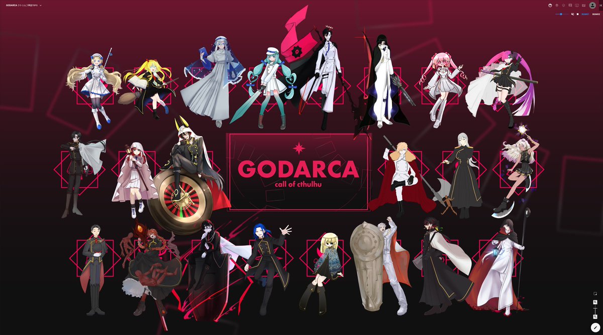 EAs4e's tweet photo. ◾︎クトゥルフ神話TRPG◾︎

GODARCA

(敬称略)
KP：くぅは
SKP：妖ノ/ガト

PL：画像参照

4生還18殉職

ありがとうGODARCA……最高でした……本当に、本当に大好きです、自陣！！ https://t.co/lzY1PvJQTq