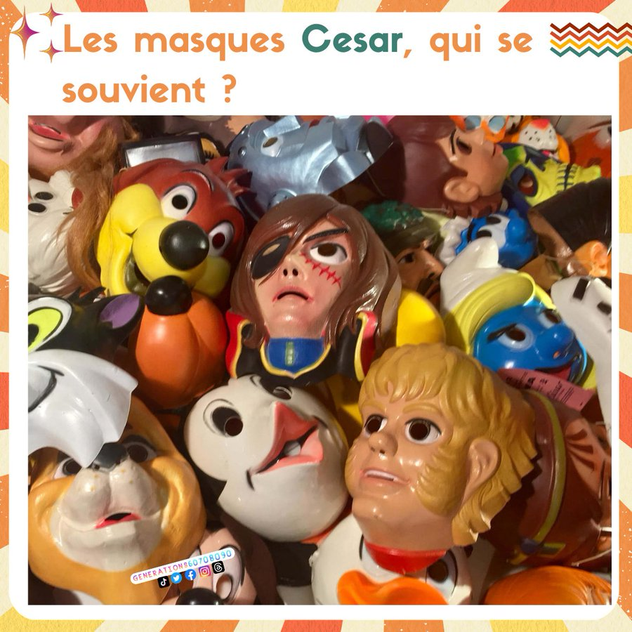 Generations7080's tweet photo. Quel était le masque que vous portiez toujours ? 😃 https://t.co/KmLLHacEMs