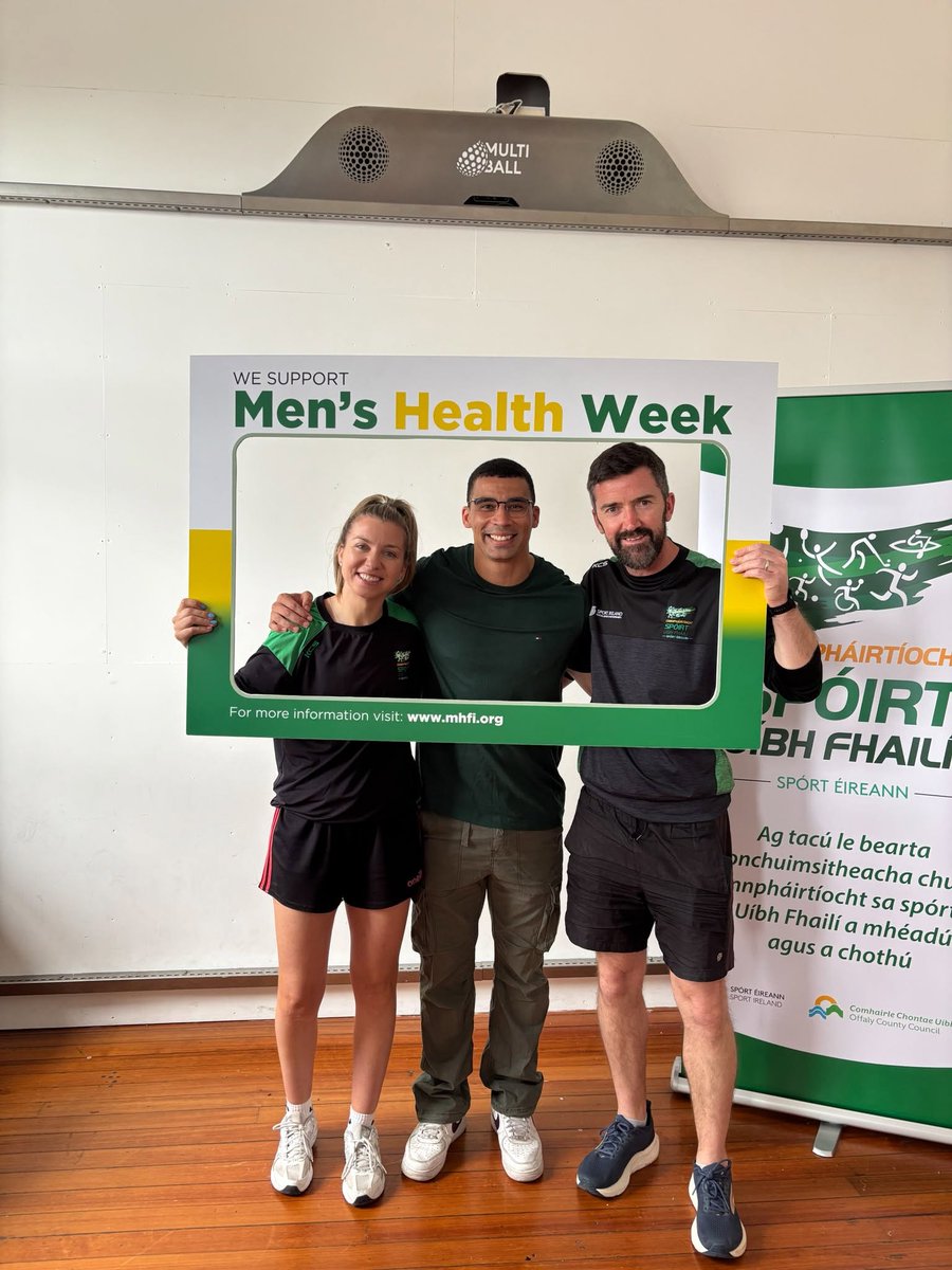 offalycoco's tweet photo. Supporting healthier communities 💙

#YourCouncil’s Healthy Cities and Counties Coordinator and Offaly Sports Partnership work together to promote wellbeing and connection across our communities.
#YourCouncilDay2026 https://t.co/qqH7SAou0a