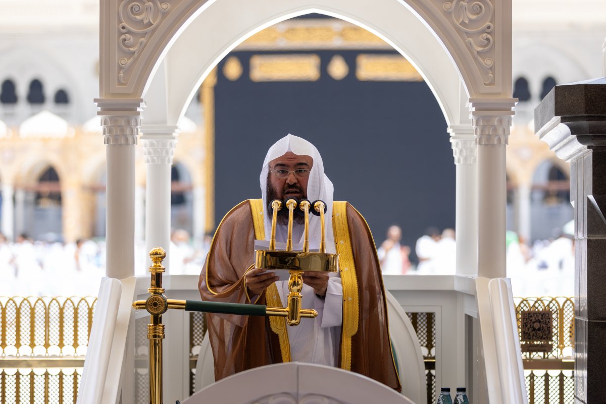 HaramainInfo's tweet photo. Jumu’ah prayer at Masjid al Haram.

#HaramainInfo #Muharram #1448H https://t.co/7uaqz0L662