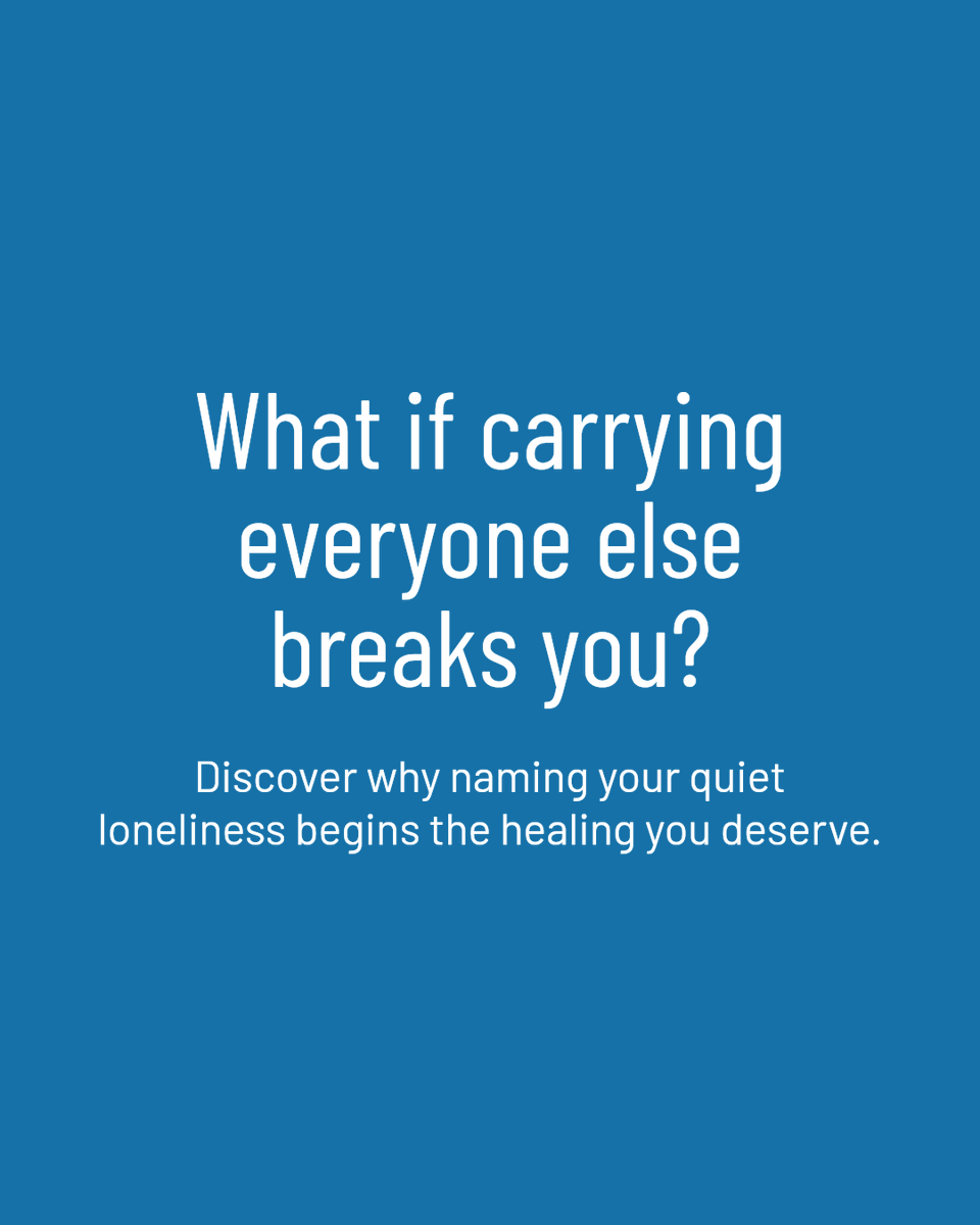ericjhenley's tweet photo. Ever feel invisible while always being the reliable one? That quiet loneliness is real. Carrying everyone can leave you carrying too much. Healing starts by naming it. Let's explore peace and connection.

https://t.co/87iNYkwmzs #SeeFeelTransform #NewBook #Book #ShadowWork https://t.co/tbznxHBs9e