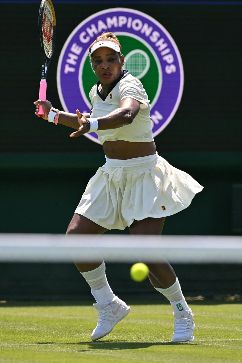 VibeMagazine's tweet photo. Serena Williams is back. 🎾

The Tennis GOAT was seen practicing ahead of her Wimbledon wildcard return. 

📸 Getty Images https://t.co/qZCiT1qHSc