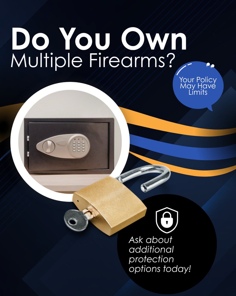 NelsonInsLLC's tweet photo. Firearm ownership is personal.  Insurance conversations about it should be handled the same way—privately, respectfully, and clearly. If you own multiple firearms or higher-value pieces, you may need additional protection. (724) 254-9276 https://t.co/yRw0OYt1FY