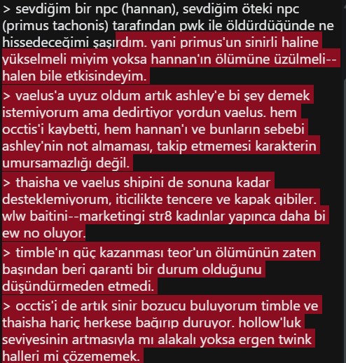 aelfreides's tweet photo. c4 ep31 - spoiler

> bölüm altı buçuk saatti ve geçen hafta heyecanlandığım yeni karakter tanıtma olayını altı hafta daha beklememiz gerektiği için mutlu değilim. https://t.co/Kfz3v3yX3k