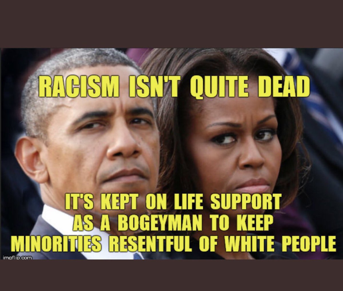 Jbenz12251997's tweet photo. @WHLeavitt All of this race baiting by the Democrats has caused hatred toward White people by Black people.

This is all by design.

Democrats can call White people racist and side with Black people for their votes.

It all stems from the Obama's.

Before that racism was almost nonexistent. https://t.co/yoLXwB7tH8