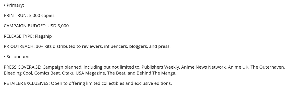 MangaAlerts's tweet photo. After reading this, I'm incredibly disappointed with Crossed Hearts

Their publicly viewable campaign budgets for these titles are upwards of $5,000+ USD

Making an influencer pay for tariffs &amp; fees on promo books is something that should've been covered and its unacceptable https://t.co/UgxDDtiiyf