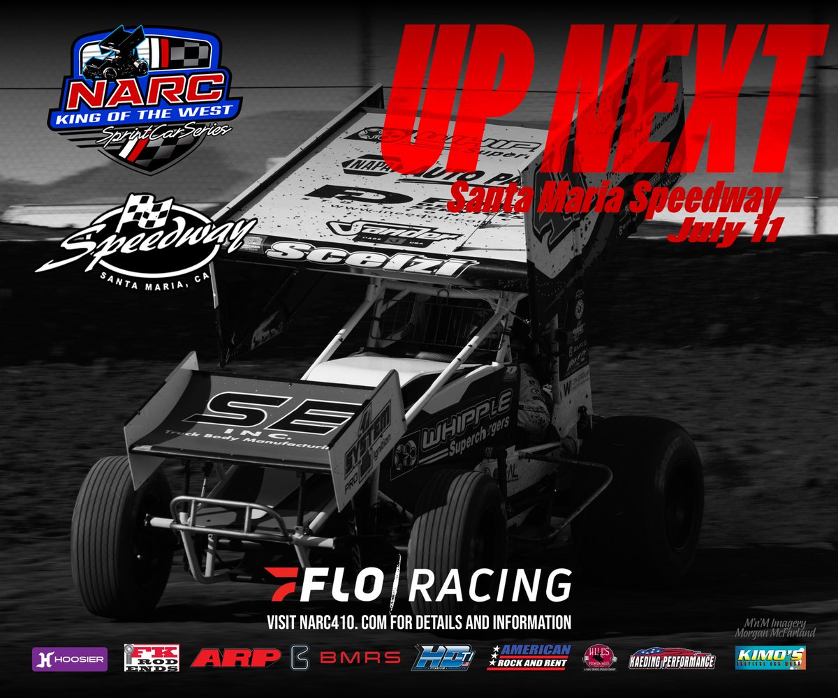 NARC410's tweet photo. The dust has settled from our trip up north! That can only mean one thing… we now set our sights on Santa Maria Speedway!

📅 July 11
📍 Santa Maria Speedway
🎟️ Tickets will be online and at the gate!
👉https://t.co/qUaLYMc2EP

All action will be live on https://t.co/gD4dyZfLVd https://t.co/sQHwMUsid5