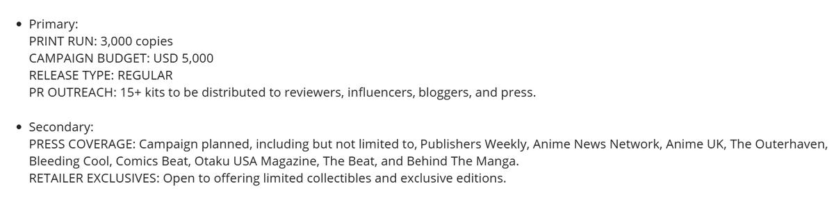 MangaAlerts's tweet photo. After reading this, I'm incredibly disappointed with Crossed Hearts

Their publicly viewable campaign budgets for these titles are upwards of $5,000+ USD

Making an influencer pay for tariffs &amp; fees on promo books is something that should've been covered and its unacceptable https://t.co/UgxDDtiiyf