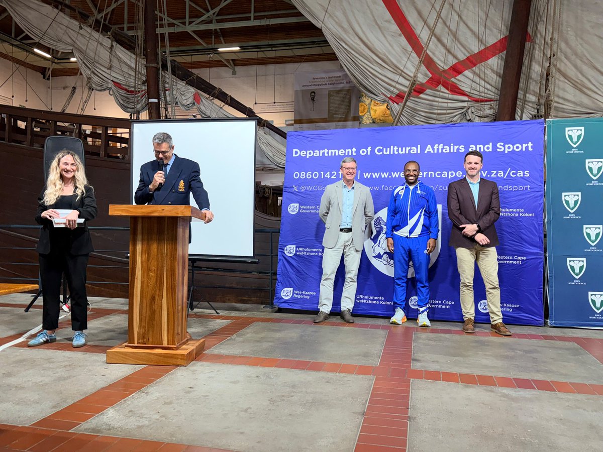 ricardomackenzi's tweet photo. 🥳🥳 This evening, we are proud to hand over R5.6 Million to sport federations, including admin support for major events taking place in this Garden Route over the next six months. 

These events bring visitors, create jobs, support local businesses, and help grow our economy. https://t.co/k9OLIrNlAR