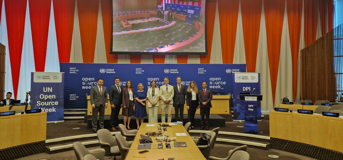 annajoubinbret's tweet photo. Glad for UNCITRAL to be present at the Open Source Week in the UN to discuss Digital Public Infrastructure and promote the NCD Convention. #GlobalDigitalCompact #DGTax #NCD #PaperlessTrade https://t.co/xm1TA1Pv1X