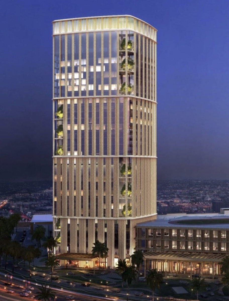 SaudiIntel's tweet photo. Observers said the climbing formwork system has been removed from the 33-story Office Tower 1 at the Avenues Riyadh project following the completion of its structural frame. https://t.co/bnd7xnBvzx