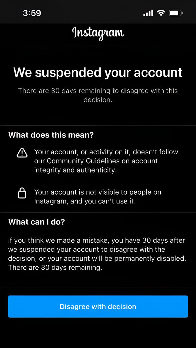 Hynexhere's tweet photo. Instagram suspension wave wiped out a lot of pages.

Mine included.

Instead of waiting for answers, I spent weeks testing.

Lost pages.
Changed assumptions.
Started over.

I'm already rebuilding new pages with strong Tier 1 audiences and the same kind of growth people assumed was gone.

The Next few weeks should be Interesting.