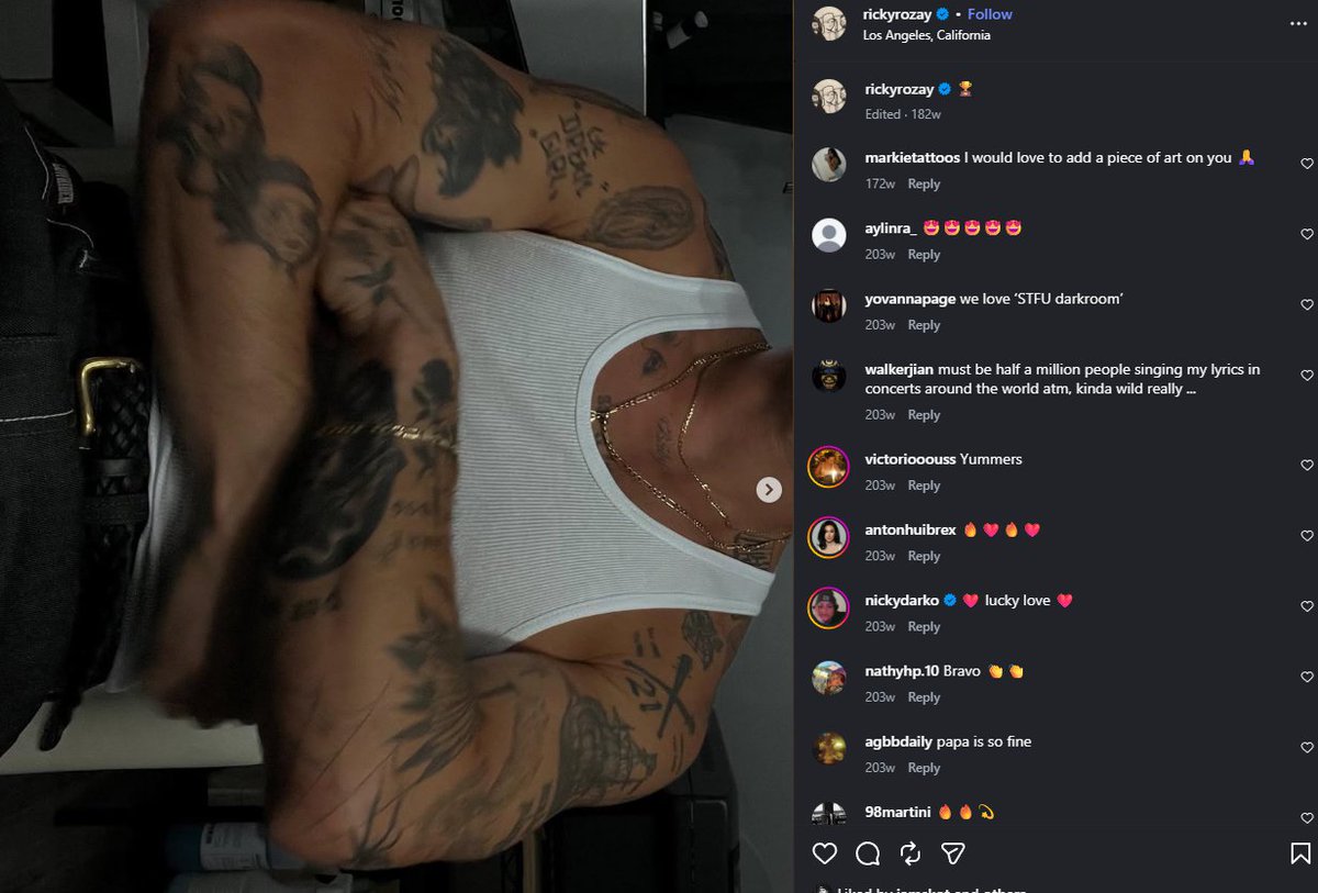holdyourhurt's tweet photo. YALLLLL Ariana was actually with Ricky.... the arm tattoos literally match wtffff https://t.co/Nm3Eo4a7nK