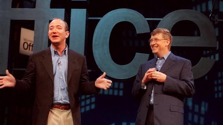 LeroyGregg's tweet photo. Microsoft $MSFT is now $250 billion ahead of Amazon $AMZN

Microsoft - $2.75T
Amazon - $2.5T https://t.co/BW86XRQwZB