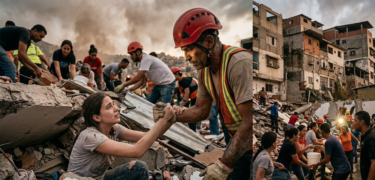 KimberlainM's tweet photo. El pasado 24 de junio, la tierra tembló en Venezuela (7.5 y 7.2). Pero el movimiento más profundo no fue el del concreto; fue el que sacudió las estructuras de nuestros afectos.
Las crisis tienen un superpoder: actúan como un filtro implacable que separa lo real de lo ficticio https://t.co/VGX8g44FvM