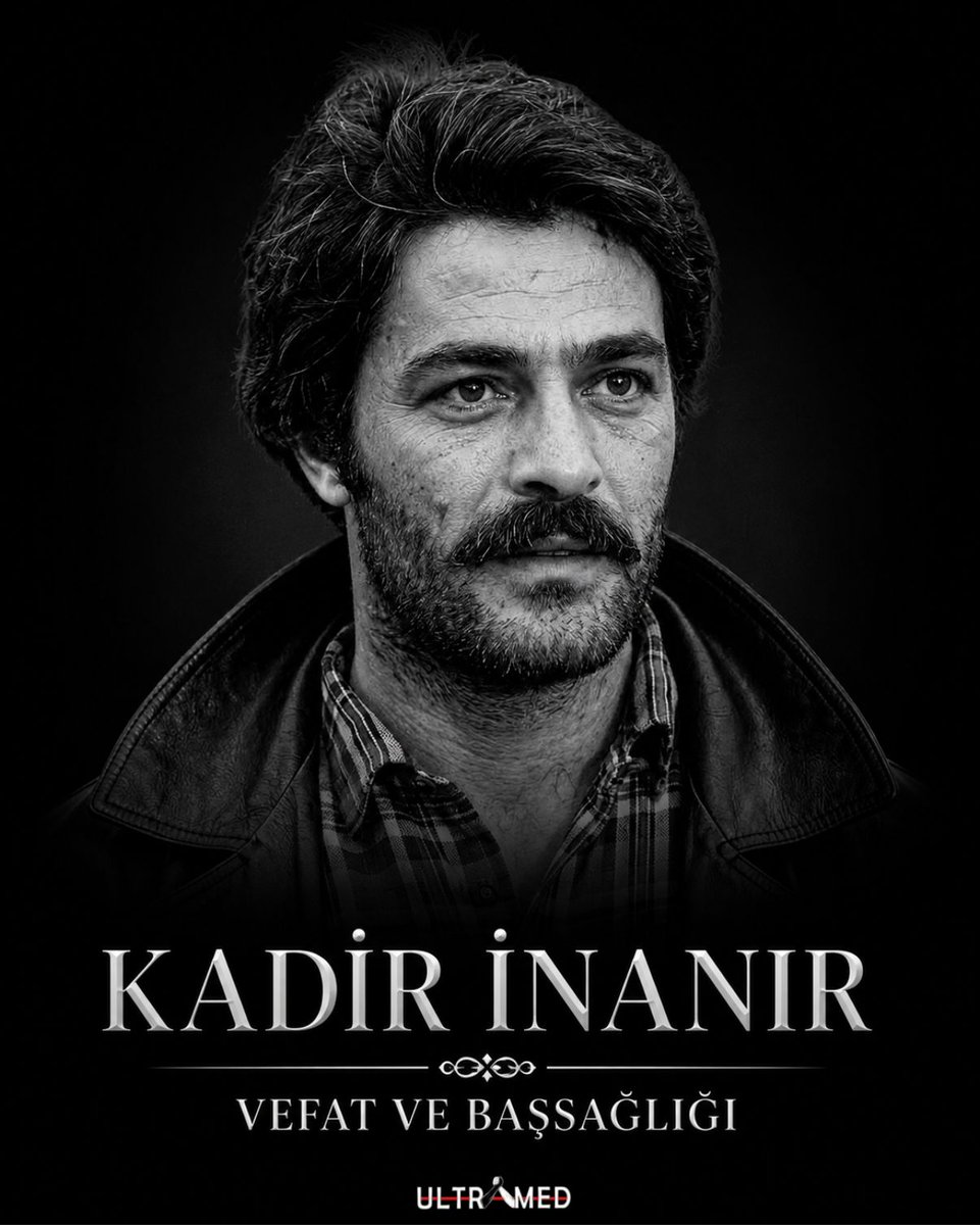 ultramed21's tweet photo. Halkların kardeşliğini, barışı ve demokrasiye olan inancını her koşulda kararlılıkla savunan usta sanatçı Kadir İnanır’ı kaybetmenin derin üzüntüsü içindeyiz.
Kendisine Allah’tan rahmet; ailesine, yakınlarına ve sevenlerine başsağlığı diliyoruz. Mekanı cennet olsun. https://t.co/rflin2VZKS