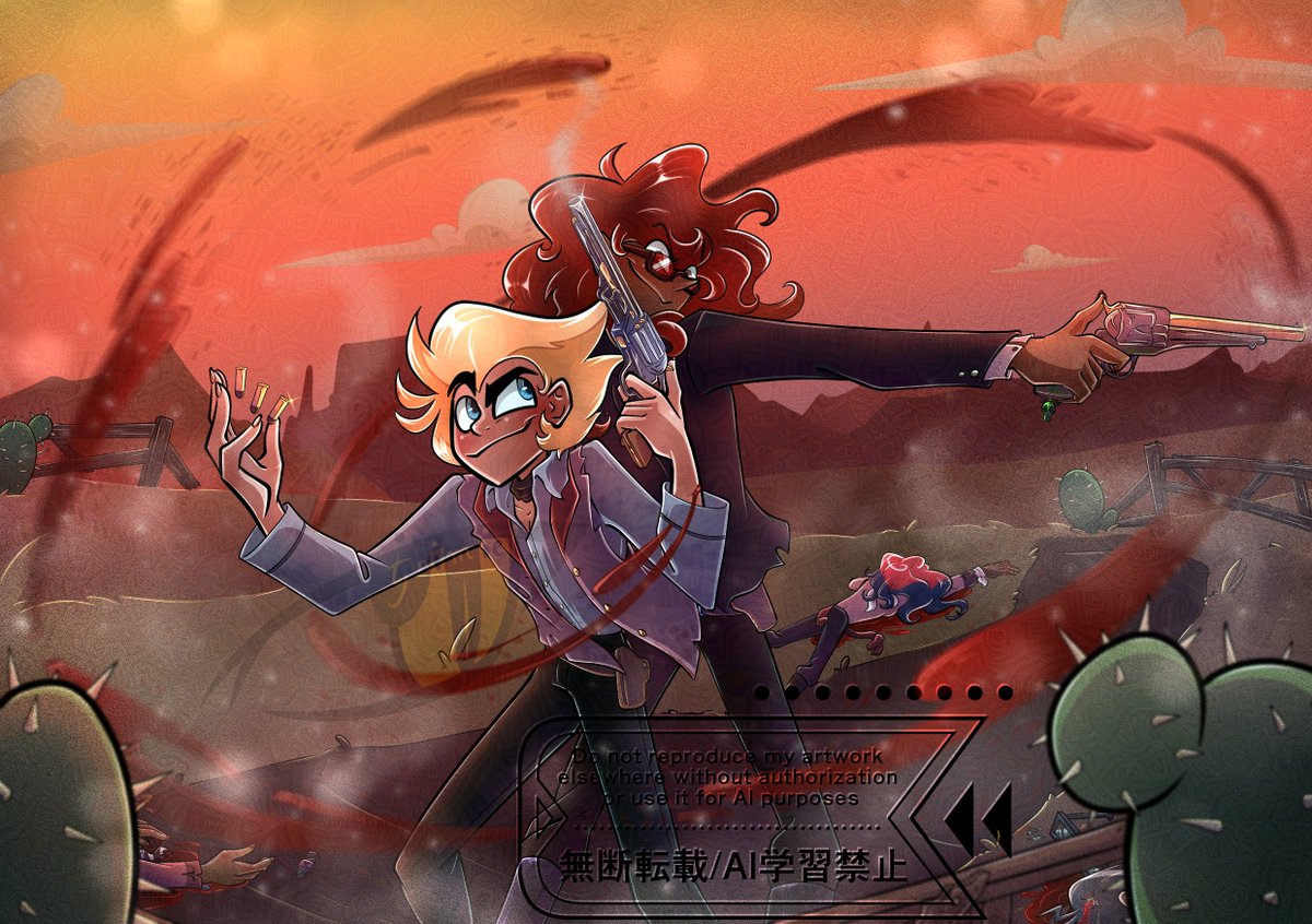 irimiel's tweet photo. Day 5 Alliance !
Sometimes, to beat a gang of bandits, it's better to have support ! 😏

#RadioAppleWeek2026 #Radioapple #Hazbinhotel https://t.co/PRX8IbOZ2X