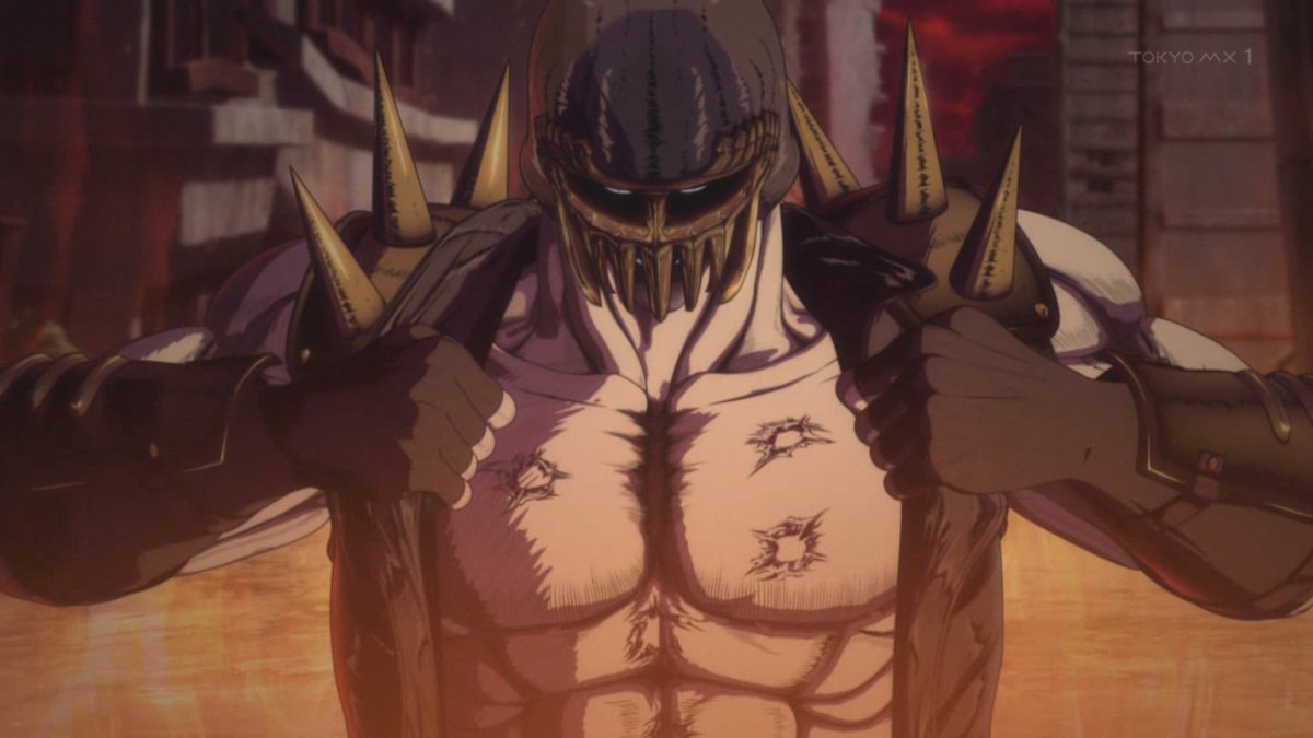 Draron2019's tweet photo. 本当にそれで終わる奴があるか！ #北斗の拳 #hokuto_anime #tokyomx https://t.co/ydBEAFBJI1