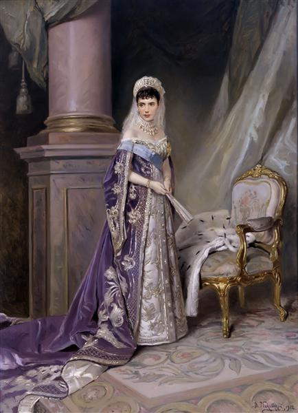 yurika___46's tweet photo. Some people think Anastasya's raiment doesn't look Russian at all. I beg to differ.

Just a tiny bit of research into Catherine the Great (1792-1796), Alexandra Fedorovna (1894-1917), and Maria Fedorovna (1881-1894), and you can tell it already... #GenshinImpact https://t.co/TcNO5ue4Lj