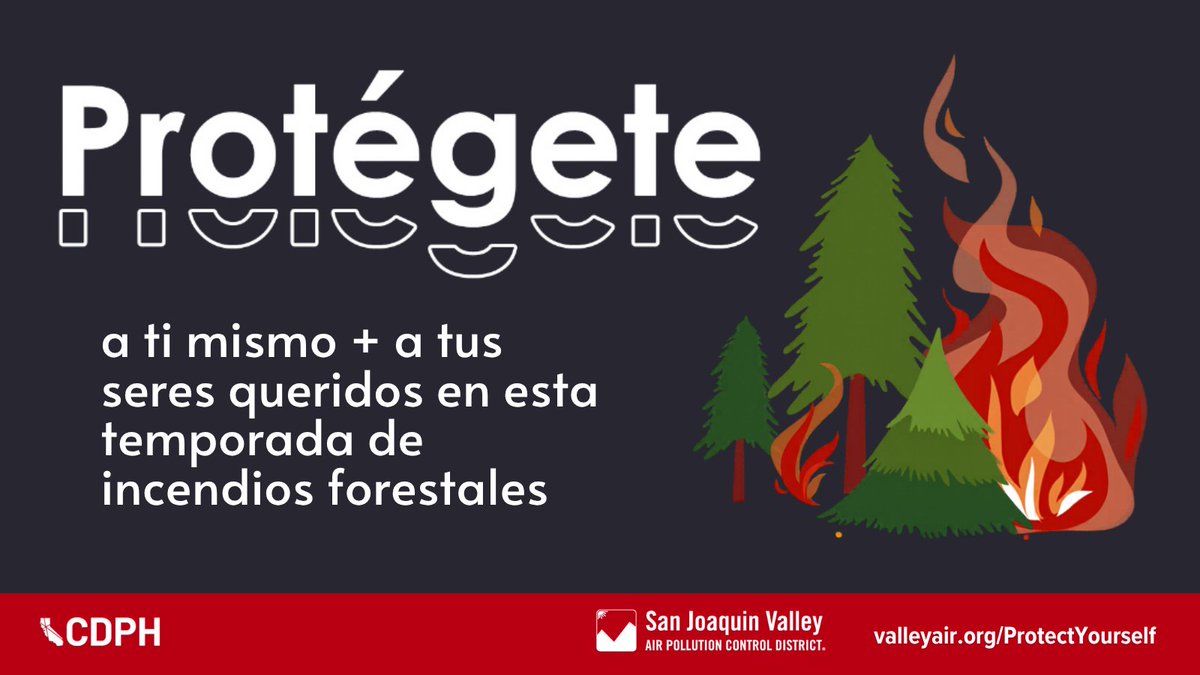 ValleyAir's tweet photo. Los incendios forestales pueden ocurrir con poco aviso. Prepararte antes de que el humo afecte a tu comunidad. Obtén recursos, consejos y herramientas para ayudarte a prepararte en https://t.co/pXKae8hLkY. https://t.co/PbW0KC3Urd