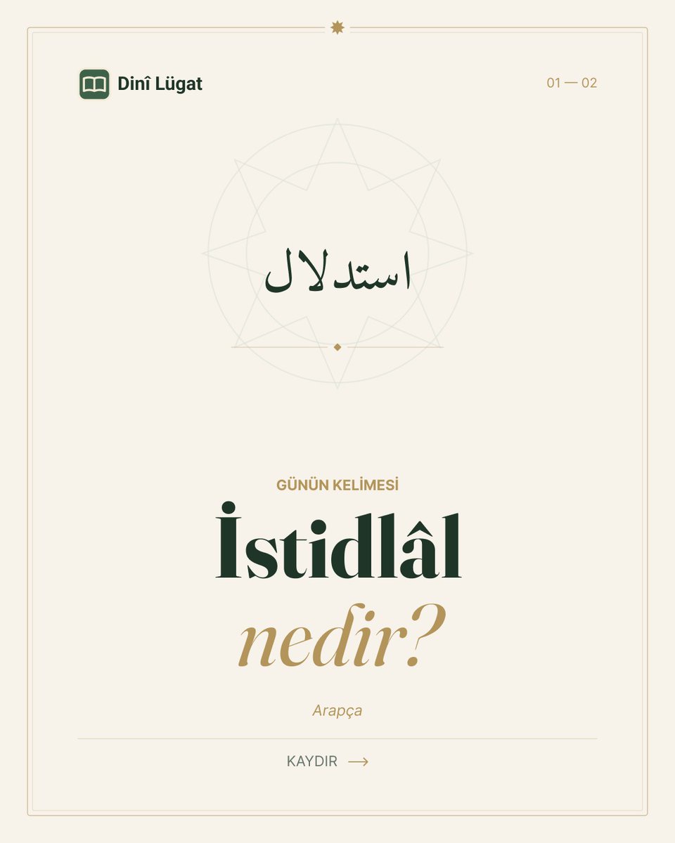 dinilugatcom's tweet photo. İstidlâl nedir?

https://t.co/ANBwEKUu5X https://t.co/7Ll3tlppiL