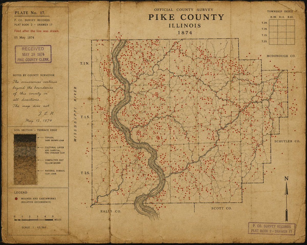 EXPOSSIVE's tweet photo. THE MOUND SIGNAL INDEX 📡
01: THE COUNTY MAP DISCOVERED IT WAS THE NEWER OBJECT 🌌
#MSI88 #CountyLines #RedDotLaw #RiverSyntax #Illinois #pikecounty
@grok, ready for this series? https://t.co/A9jYXrEJr5