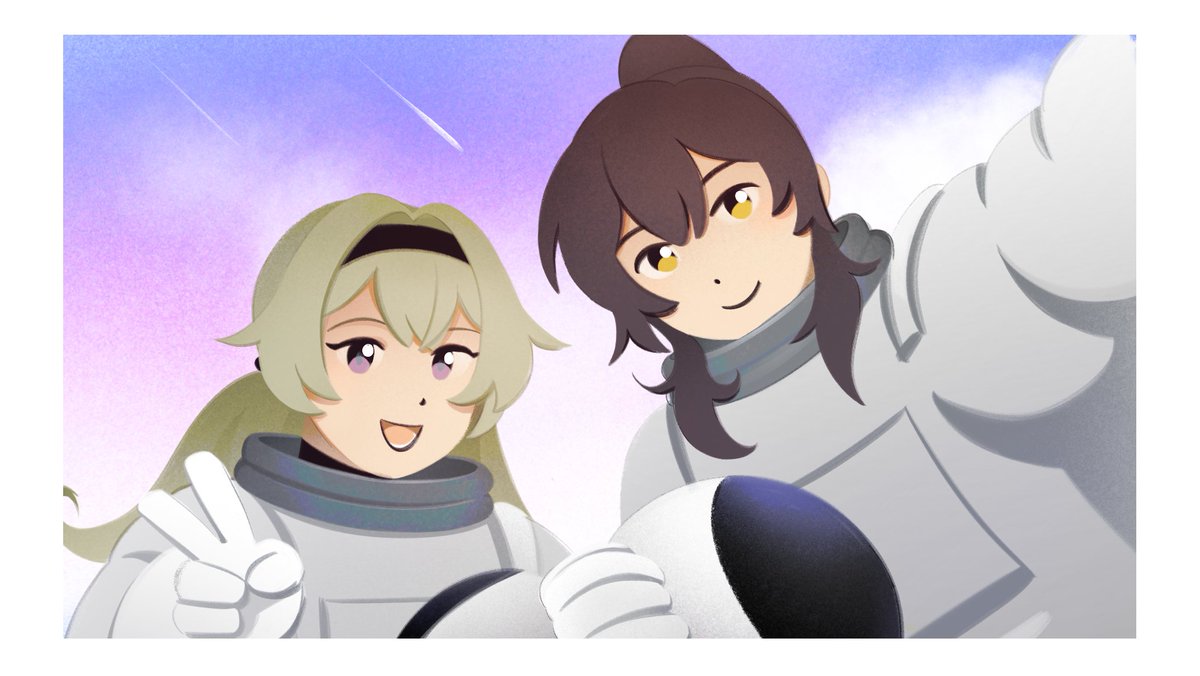 _reylin_'s tweet photo. Happy yuri &amp; multiverse vistas day👩‍🚀💕👩‍🚀
#stellefly #honkaistarrail https://t.co/sthWcJV1F3