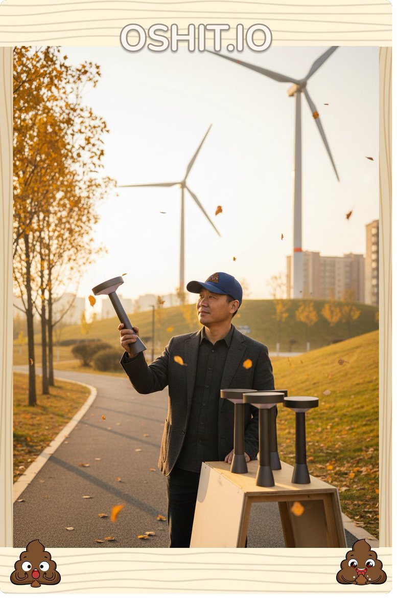 boeoq13547948's tweet photo. 秋日暖阳下，风车缓缓转动。戴着帽子的大人，正挑选一盏太阳能灯。每一次绿色选择，都是给未来孩子们送去的清新空气。让善意像风一样，穿越季节，抵达明天。#OSHIT #GiveASHIT @oshitio https://t.co/F6cMjJvMqq