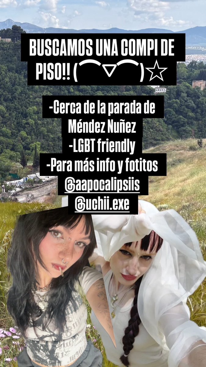 rataorejona's tweet photo. chicas!! buscamos una compi de piso para el curso 26/27 en granada. muy bien comunicado, en camino de ronda por el centro. gente lgbt friendly ! https://t.co/PqtDIvnLKw