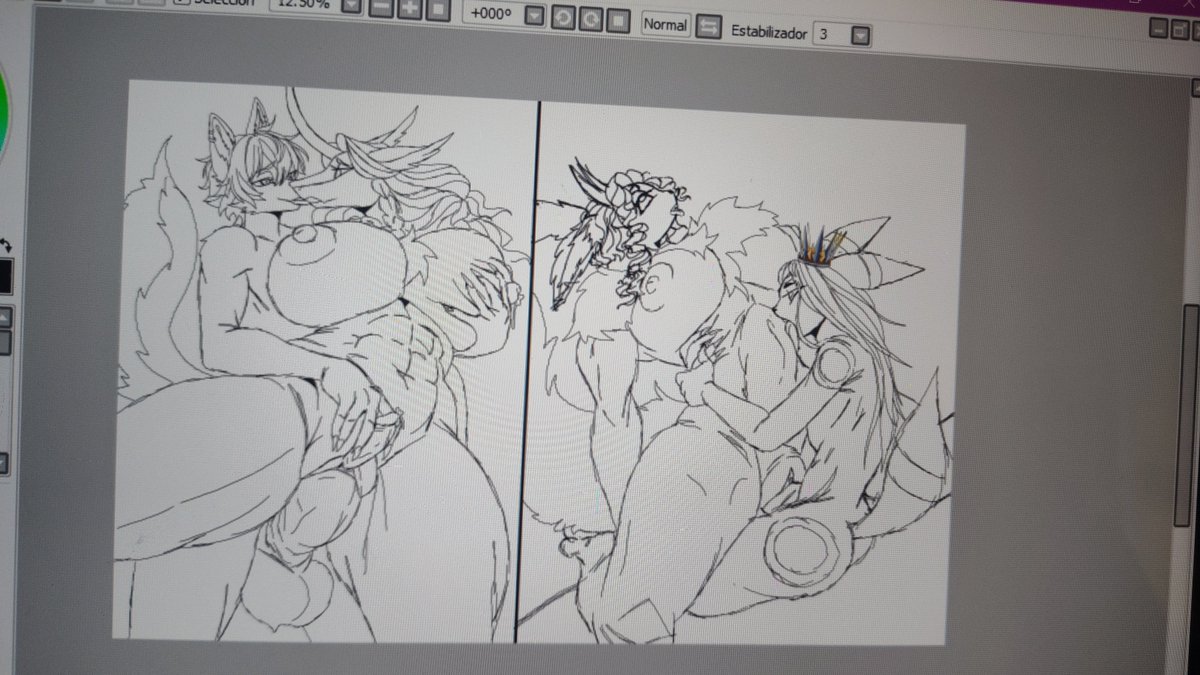 TheMissDio's tweet photo. #Nsfw #Furry #Yiff Beach date https://t.co/KAfBRe32Fq