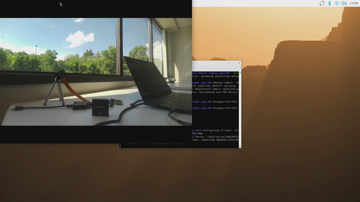 cytrence's tweet photo. SBC w/Camera Made Easy! Impressive to see how quickly our intern(Chris), was able to set up a camera project with a Pi Zero in his very first week, using the Cytrence Kiwi+ device assembled by himself!
Follow along for more details and project updates in the coming weeks! https://t.co/7Ey5mD6Sft