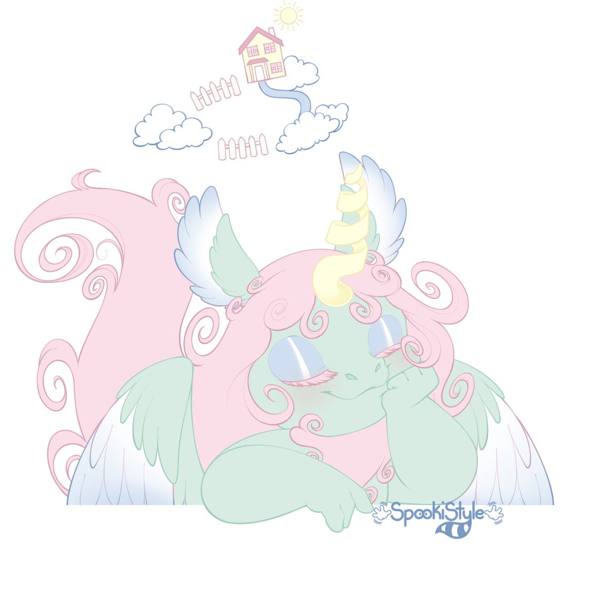 spookistyle's tweet photo. My #dreamcore #HaloHopper
Her name is Reverie ☺️

#closedspecies #halohoppers #dragon https://t.co/CQO4bUKG7c