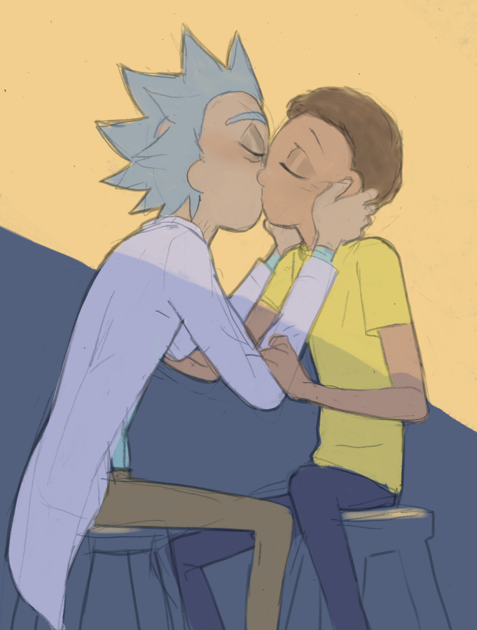 courtlobster's tweet photo. sketchy kiss https://t.co/1cnwIJsKAE