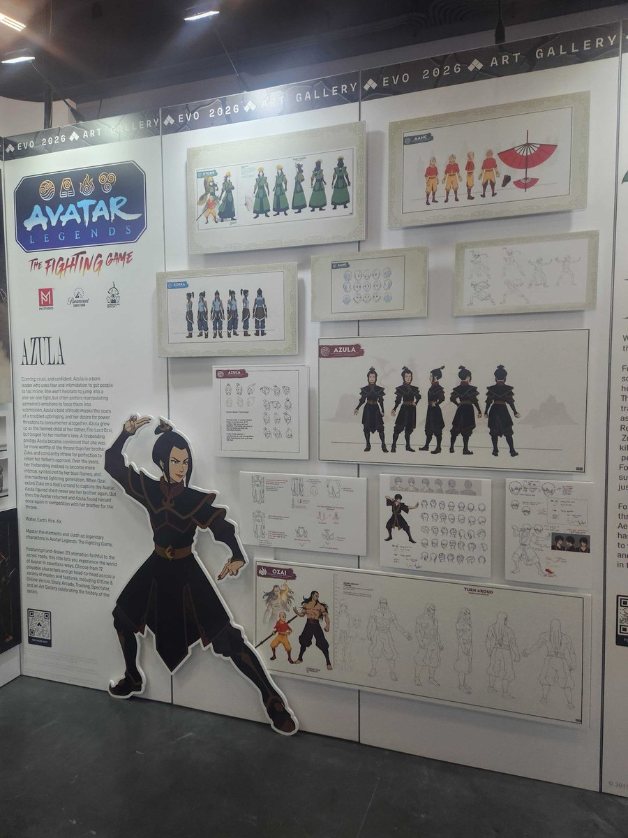 Infinity_DaBoss's tweet photo. If you want to understand a bit more about our art and animation process check out the gallery at EVO. @avatar_fighters https://t.co/JfRxTICBFj