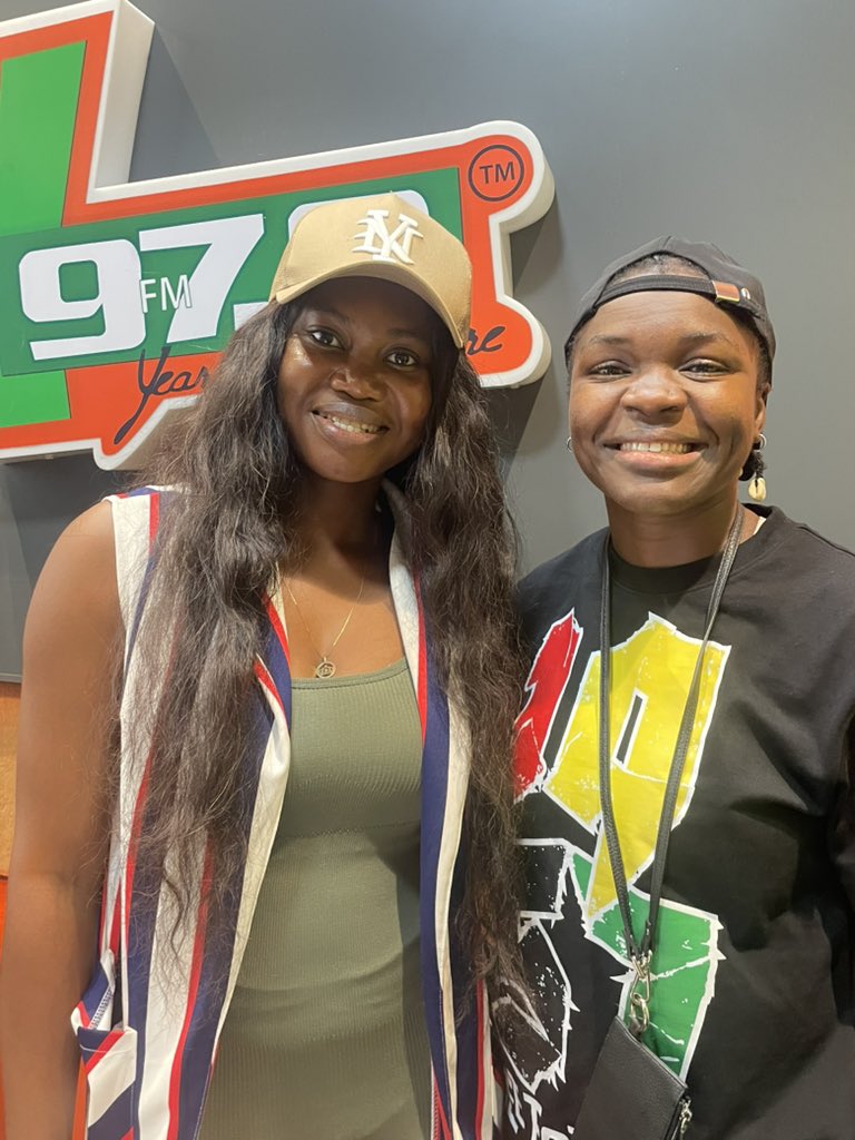 Y979FM's tweet photo. Awesome time with Endurance Grand on #TheDrYve w/ @IamChelsySey &amp; @djshynogh ✨💥

#YFMGhana
#xclusiveinterview
#FreeStlyeFriday https://t.co/au07Hk31Fp