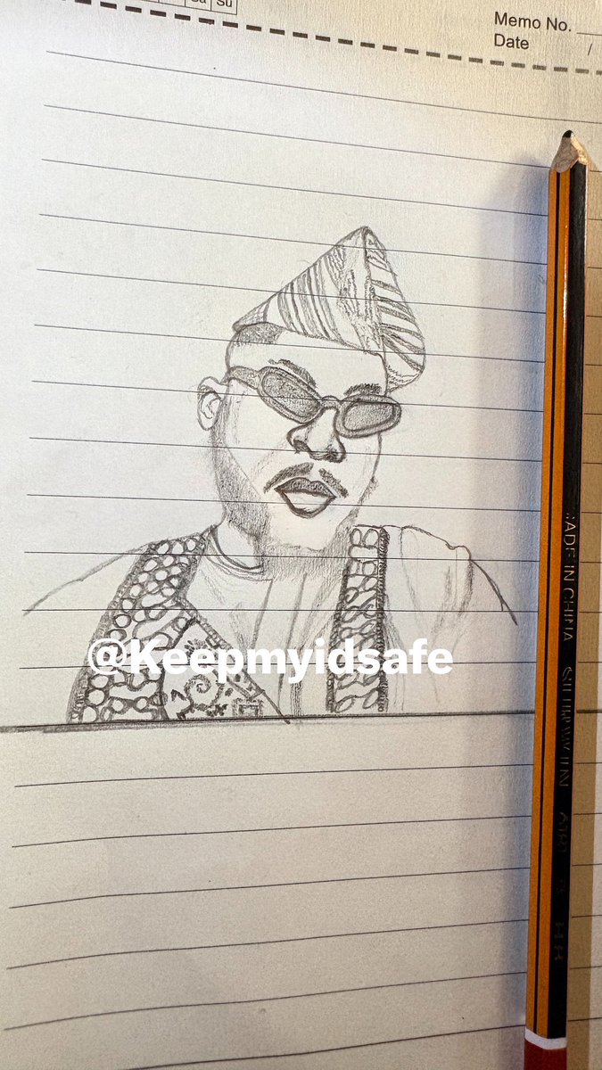 Keepmyidsafe's tweet photo. If @heismric could look at my pencil drawing and appreciate it, that’s all I need for now to keep me going 🙏💘 https://t.co/BqRQODvaeD