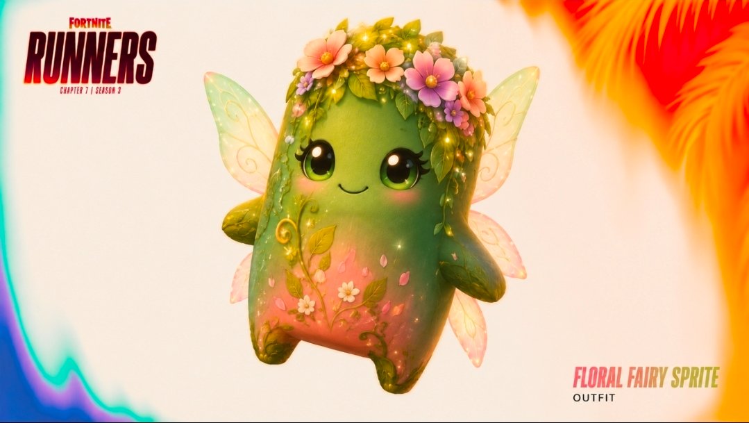 KayFox10's tweet photo. @Fortnite My Fairy Sprite. 
This fairy heals you via glitter. 
5hp per second for 5 seconds max. https://t.co/4QmGHemF67