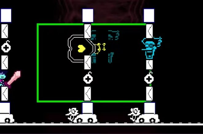 gogoton65's tweet photo. Noticing CAT elementals deal with bombs... 
#deltarunespoilers https://t.co/PMxc6ufK9Q