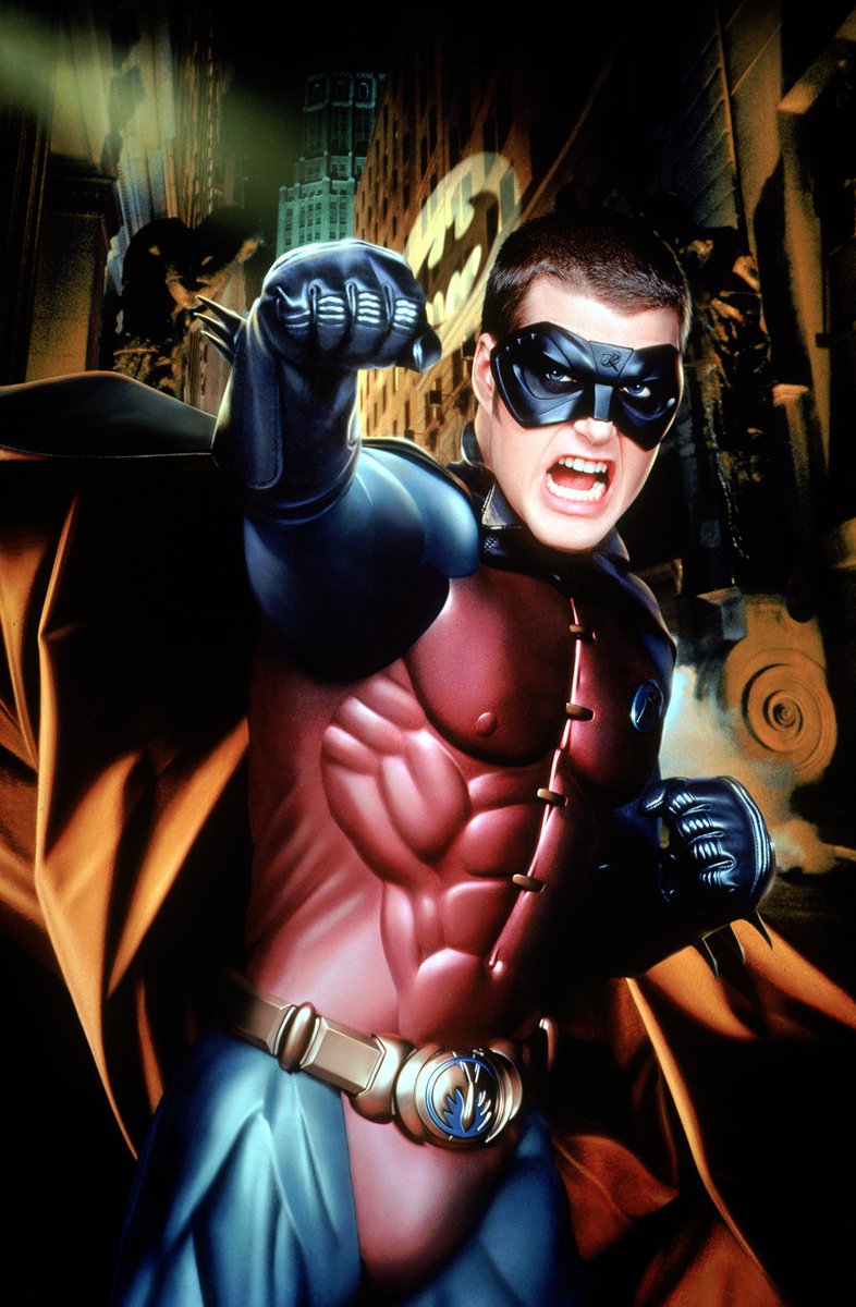 BatmanNotes's tweet photo. Chris O'Donnell was born on this day in 1970. How would you rate his version of Robin in Batman Forever? https://t.co/0Gj0aCfPHs