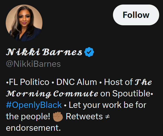 BigJared's tweet photo. @NikkiBarnes DNC alum.  You people lost to Trump. Twice.  
It's time for you people to be quiet and go sit at the kids' table. https://t.co/z7qojXjuDe