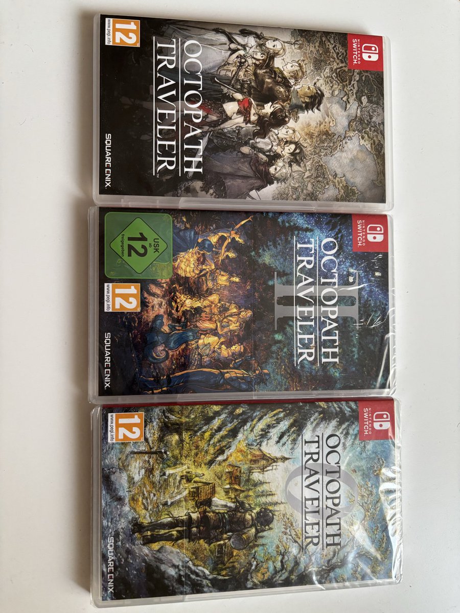 STattilo's tweet photo. Preso anche Octopath Traveller 0 per Switch.

Credo che quest’anno inizierò il secondo capitolo.

Che bello vederli tutti e tre affiancati https://t.co/pdDzLIHDGE