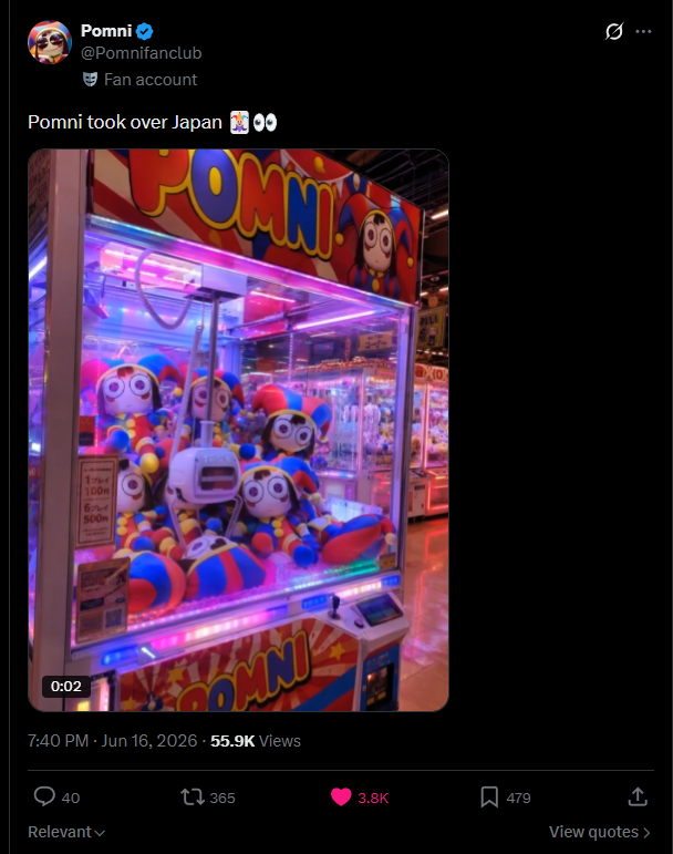 mynameisjeff28_'s tweet photo. Incredible that @Pomnifanclub content is so good and viral that @Pumpfun is taking notes. Feel free to dm me @json1444 if you need more ideas.

Also buy $pomni to pay respects https://t.co/Ttbp5viBu9