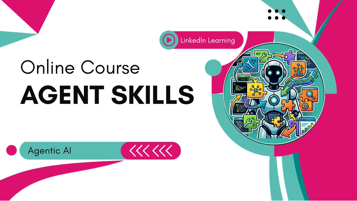 techgirl1908's tweet photo. 🗣️ New Course Alert! I've created dozens of Agent Skills to teach agents how to work like my teams do, and I've packaged up what I've learned into a brand new course.

If you've ever told an AI agent:

"Use our style guide."
"Follow our review process."
"Generate it the way our team does it."
"No, not like that."

...then you probably need Agent Skills.

In this course, I teach you how to to discover, use, and build Agent Skills so your agents can work more like knowledgeable teammates. I share key design principles that make Skills modular, portable, and grounded in practice.

Check it out and let me know what you learn!