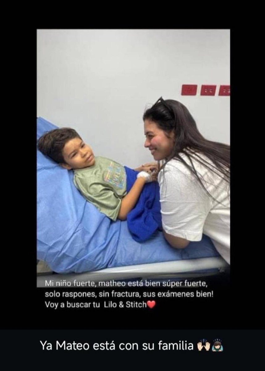 cheo070777's tweet photo. Ya Mateo está con su familia https://t.co/4qWWuLqeQg